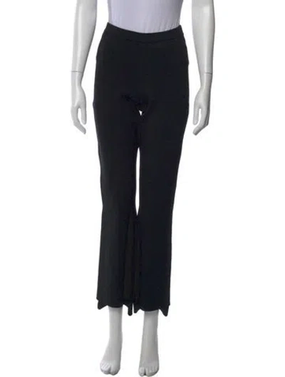 Pre-owned Roland Mouret Wide Leg Pants In Black