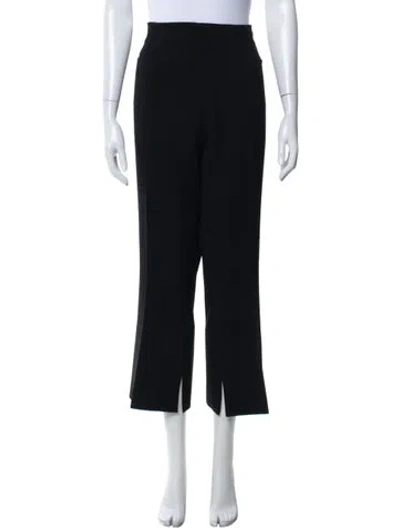 Pre-owned Roland Mouret Wide Leg Pants In Black