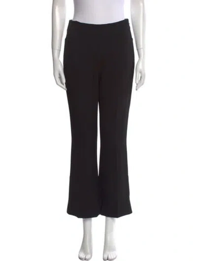 Pre-owned Roland Mouret Wide Leg Pants In Black/metallic