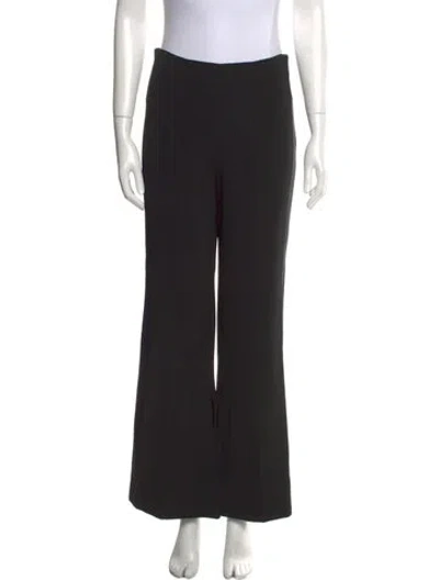 Pre-owned Roland Mouret Wide Leg Pants In Black/metallic