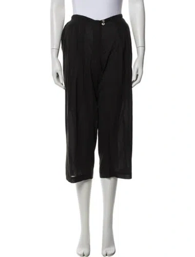 Pre-owned Roland Mouret Wide Leg Pants In Blue