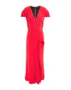 Roland Mouret Long Dresses In Red