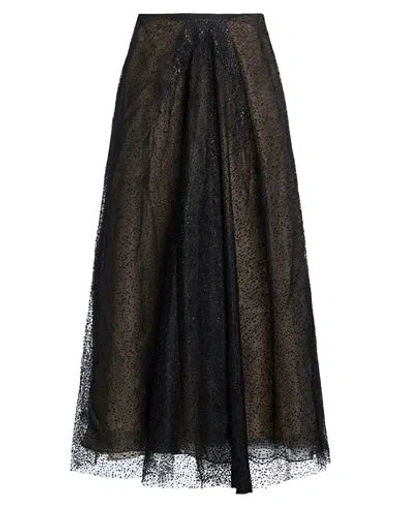 Roland Mouret Woman Midi Skirt Black Size 8 Viscose, Polyester, Nylon