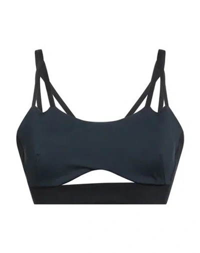 Roland Mouret Woman Top Navy Size M Polyamide, Elastane In Navy Blue
