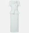 Roland Mouret Wool And Slik Midi Dress