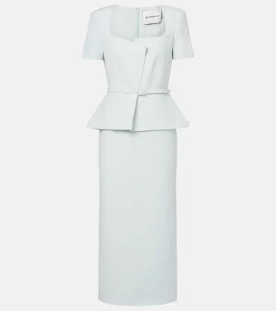Roland Mouret Wool And Slik Midi Dress