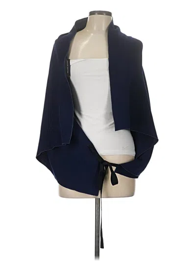Pre-owned Roland Mouret Wool Cardigan Sweater In Blue