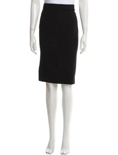 Pre-owned Roland Mouret Wool Knee-length Skirt W/ Tags In Multi