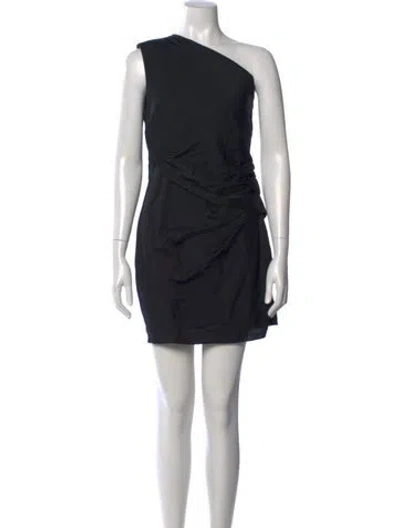 Pre-owned Roland Mouret Wool Mini Dress W/ Tags In Black