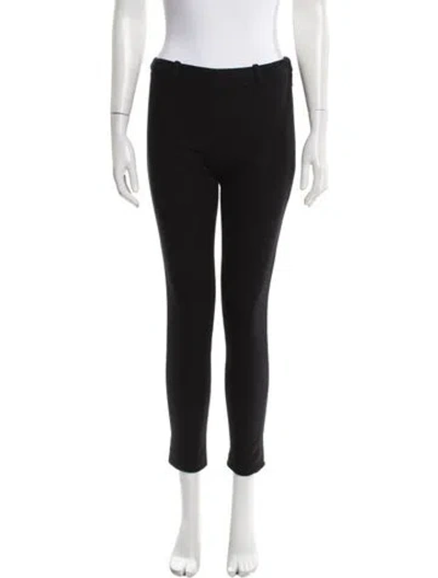 Pre-owned Roland Mouret Wool Skinny Leg Pants In Black