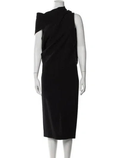 Pre-owned Roland Mouret Wool Skirt Set In Black