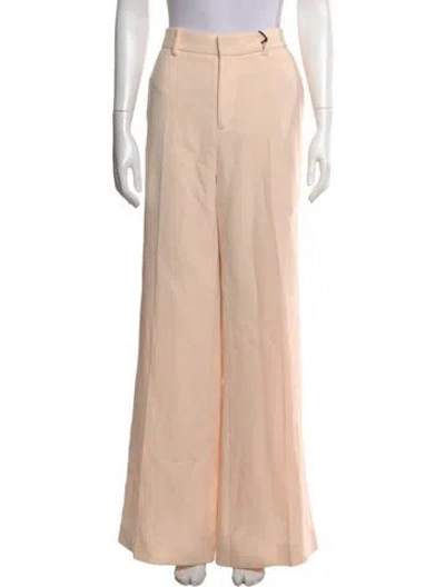 Pre-owned Roland Mouret Wool Wide Leg Pants In Neutral