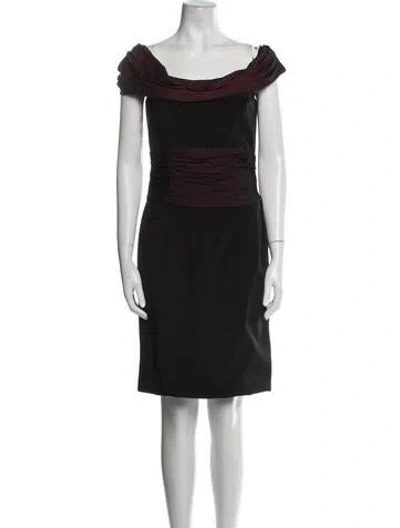 Pre-owned Roland Nivelais Silk Mini Dress In Multi