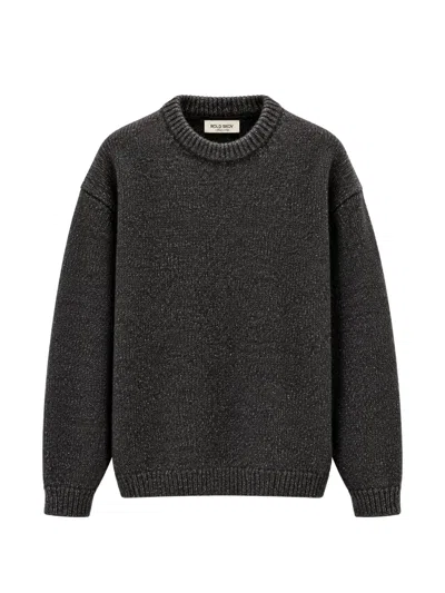 Rold Skov Dean Crew-neck Sweater In Black