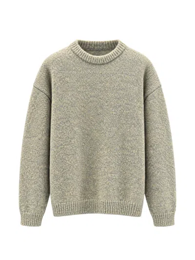 Rold Skov Dean Crew-neck Sweater In Gray