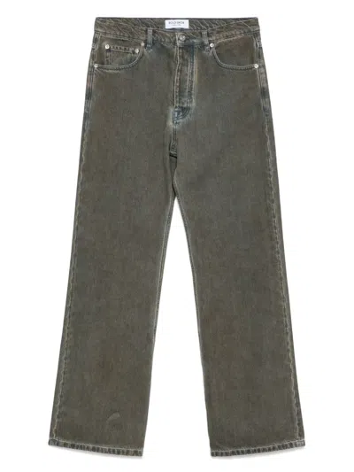 Rold Skov Garment-dyed Jeans In Brown