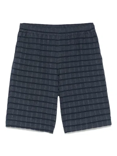 Rold Skov Striped Shorts In Blue