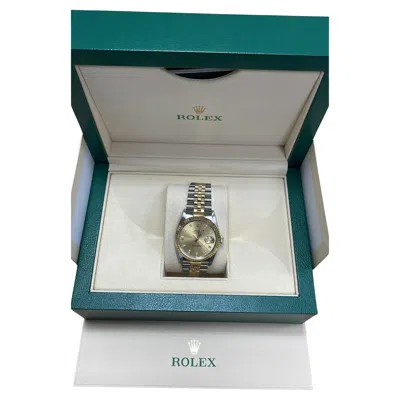 Pre-owned Rolex 16233j  Diamond Studded Watch In Multi
