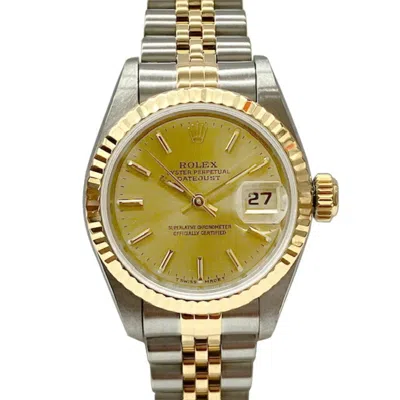 Pre-owned Rolex (18k) Stainless Steel Wristwatch () In Multi