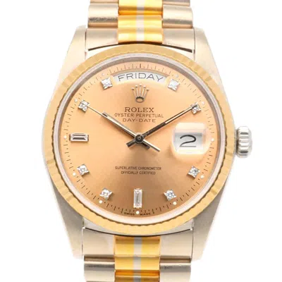 Pre-owned Rolex (18k) Yellow (18k) Wristwatch () In Multi