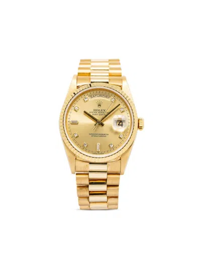 Pre-owned Rolex 18k Yellow Gold Day-date 36mm