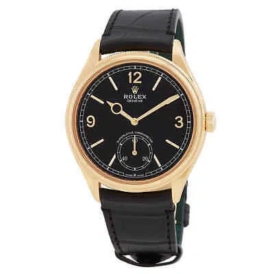 Pre-owned Rolex 1908 Black Dial Unisex Watch 52508-0002