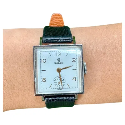 Pre-owned Rolex 1937  Ref 3647 Very Rare Antique Manual Wind Watch In Multi