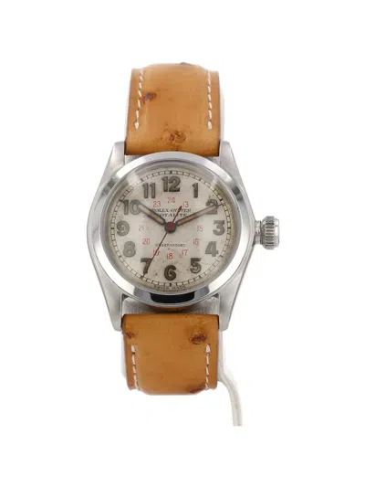 Pre-owned Rolex 1950's Oyster Royal 30mm Watch In Neutral
