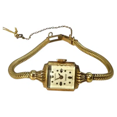 Pre-owned Rolex 1951  Precision 18k Yellow Gold Ladies Bracelet Watch Original  Box