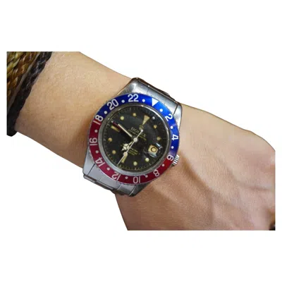 Pre-owned Rolex 1958  Gmt-master 6542: Steel Case, Aluminum Bezel, Swiss Made In Brown