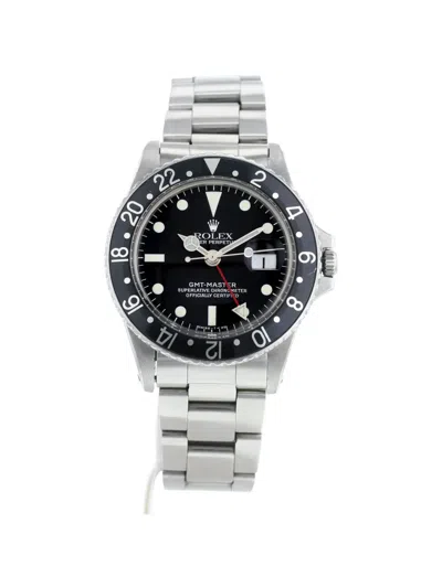Pre-owned Rolex 1967 Gmt-master 40mm Watch In Black