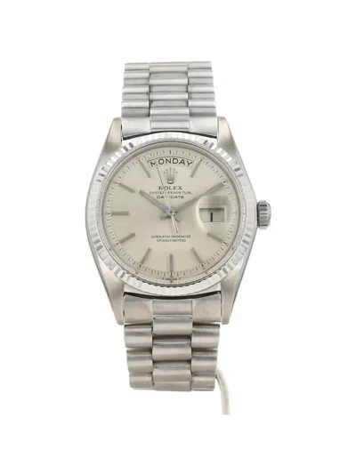Pre-owned Rolex 1968 Day-date 36mm Watch In Neutral