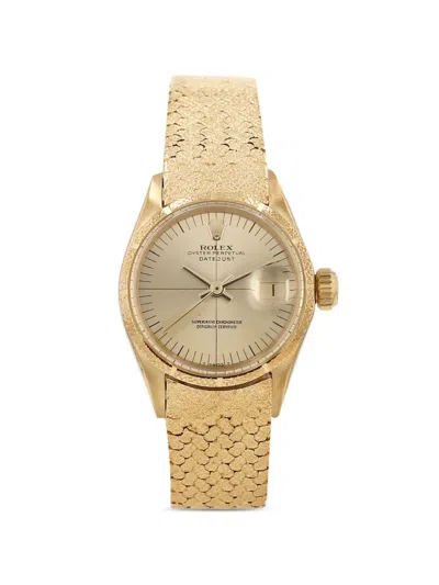 Pre-owned Rolex 1970 Datejust Lady 25mm Watch In Gold