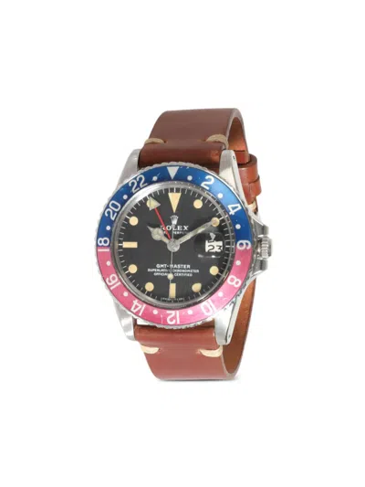 Pre-owned Rolex 1971  Gmt-master 39mm In Black