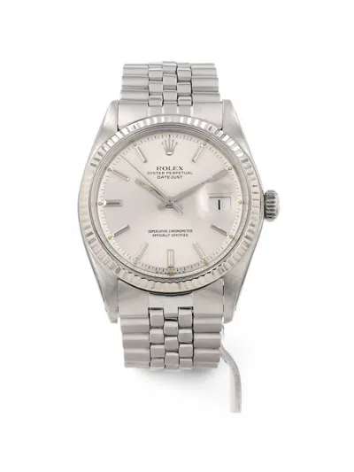 Pre-owned Rolex 1972 Datejust 36mm Watch In White