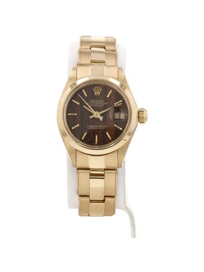 Pre-owned Rolex 1972 Datejust Lady 26mm Watch In Brown