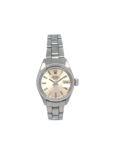 Pre-owned Rolex 1973  Oyster Perpetual Date 26mm In Neutrals