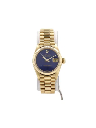 Pre-owned Rolex 1978 Datejust Lady 26mm In Blue