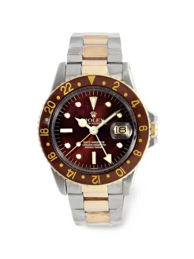 Pre-owned Rolex 1978 Gmt-master 40mm Watch In Brown