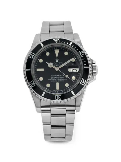 Pre-owned Rolex 1978 Submariner 40mm Watch In Black