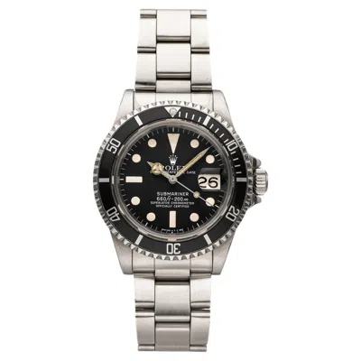 Pre-owned Rolex 1979  Submariner Date 1680 Stainless Steel Black Dial Automatic 40mm