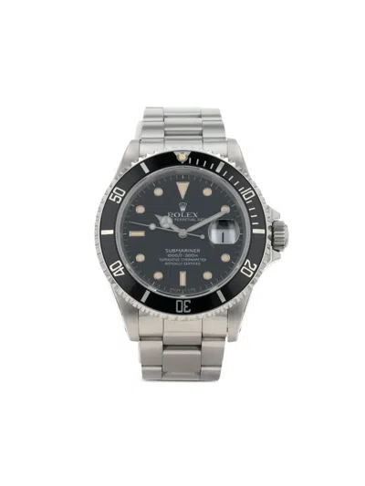 Pre-owned Rolex 1980  Submariner Date 40mm In Black