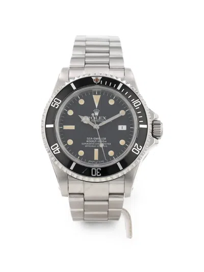 Pre-owned Rolex 1982 Sea-dweller 40mm Watch In Black
