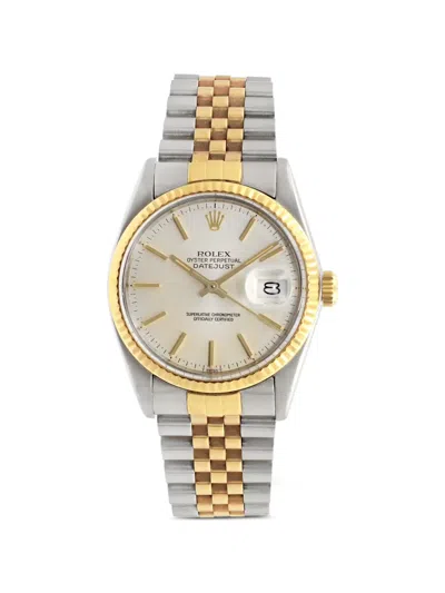 Pre-owned Rolex 1984 Oyster Perpetual Datejust 36mm Watch In Neutral