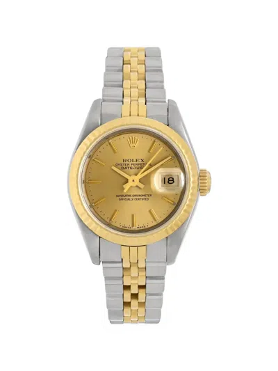 Pre-owned Rolex 1985 Datejust 26mm Watch In Gold