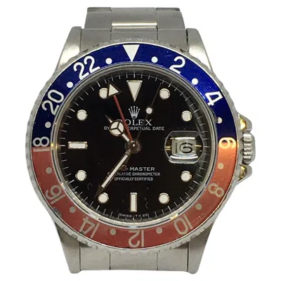 Pre-owned Rolex 1987  Gmt Master Pepsi Vintage Watch 16700 Factory Original As Is In Multi