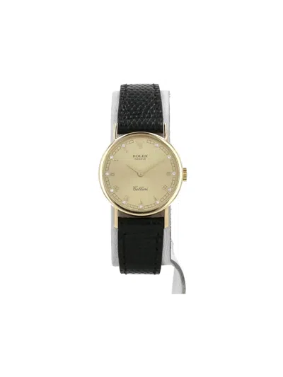 Pre-owned Rolex 1988 Cellini 26mm In Gold