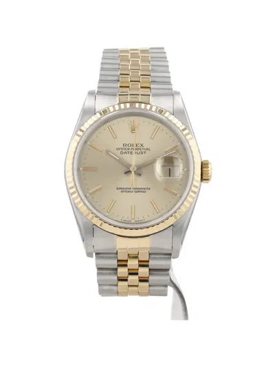 Pre-owned Rolex 1988 Datejust 36mm Watch In Gold