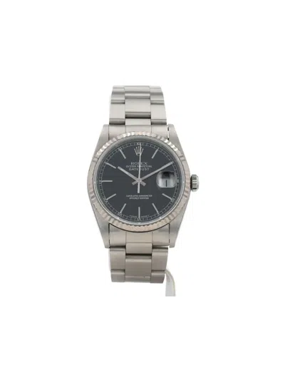Pre-owned Rolex 1990 Datejust 36mm In Black