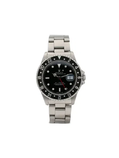 Pre-owned Rolex 1990  Gmt-master 40mm In Black
